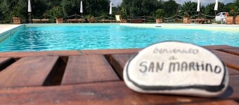 MARGHERITA x 4 people located in the green only 4km from the sea and with swimming pool