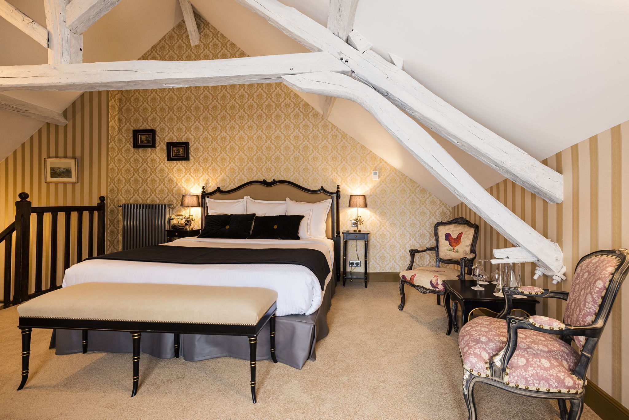 Egyptian cotton sheets, premium bedding, minibar, in-room safe