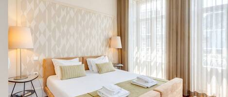 1 bedroom, travel crib, WiFi, bed sheets