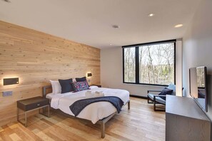 3 bedrooms, desk, iron/ironing board, WiFi - Contemporary in Nature Cabin w/ Spa, Sauna & EV Friendly (Lac-Supérieur)