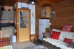 Living area - Ground floor, terrace, tv, 23m², Pralognan-la-Vanoise (Pralognan-la-Vanoise)