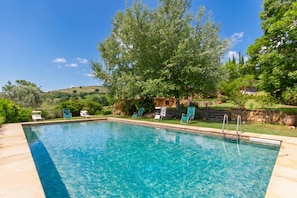 Family Villa, 6 Bedrooms, Fireplace, Mountainside (Villa Olmo With Private Pool) | Pool | Outdoor pool