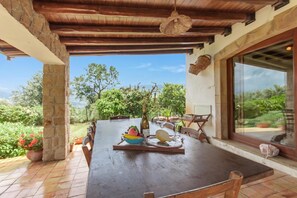 Family Villa, Multiple Bedrooms, Mountainside (Villa Olmo With Private Pool) | Outdoor dining - Villa Olmo With Private Pool (Castel di Lucio)
