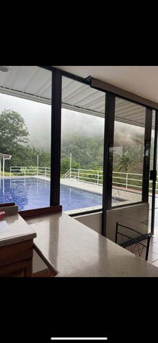 Mountain house with pool