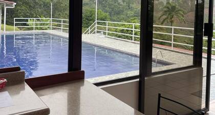 Mountain house with pool