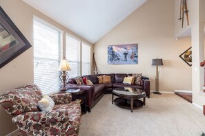 Smart TV, fireplace, video games, ping pong