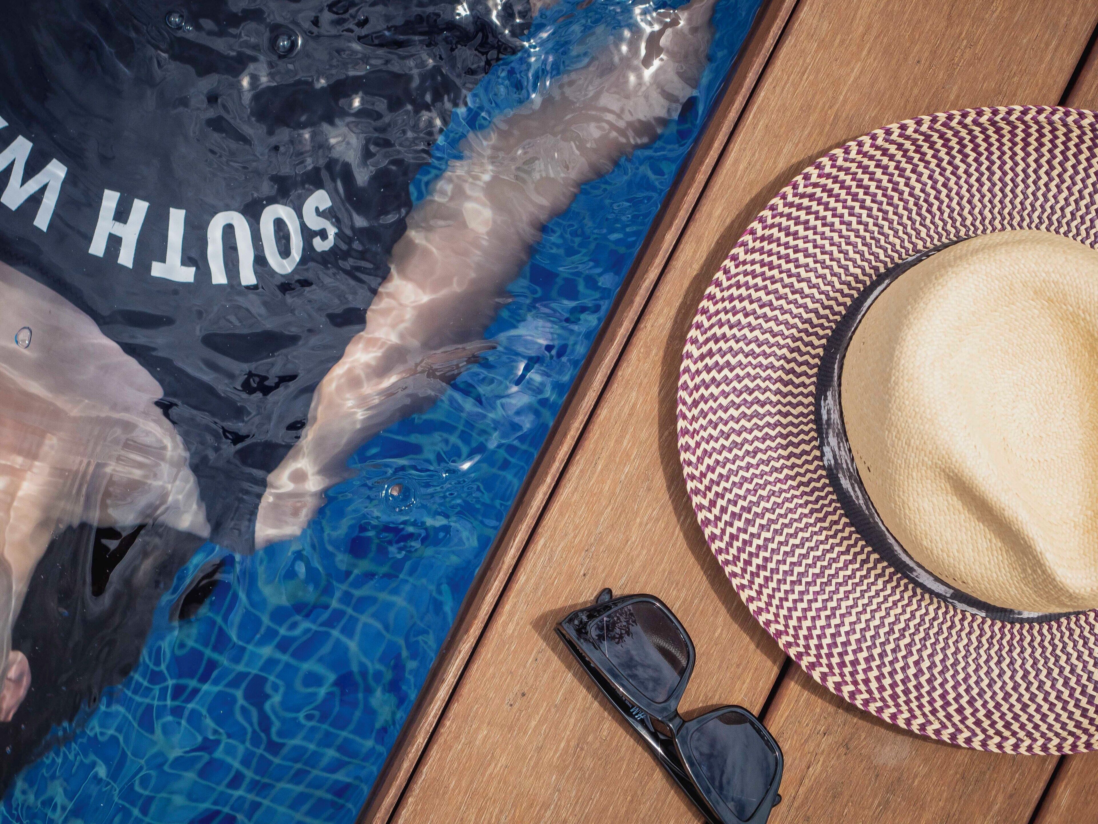 Outdoor pool, open 10:30 AM to 8:00 PM, sun loungers