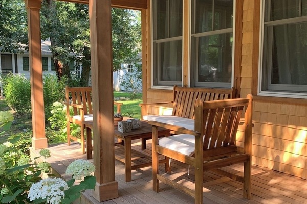 Front porch (old seating)