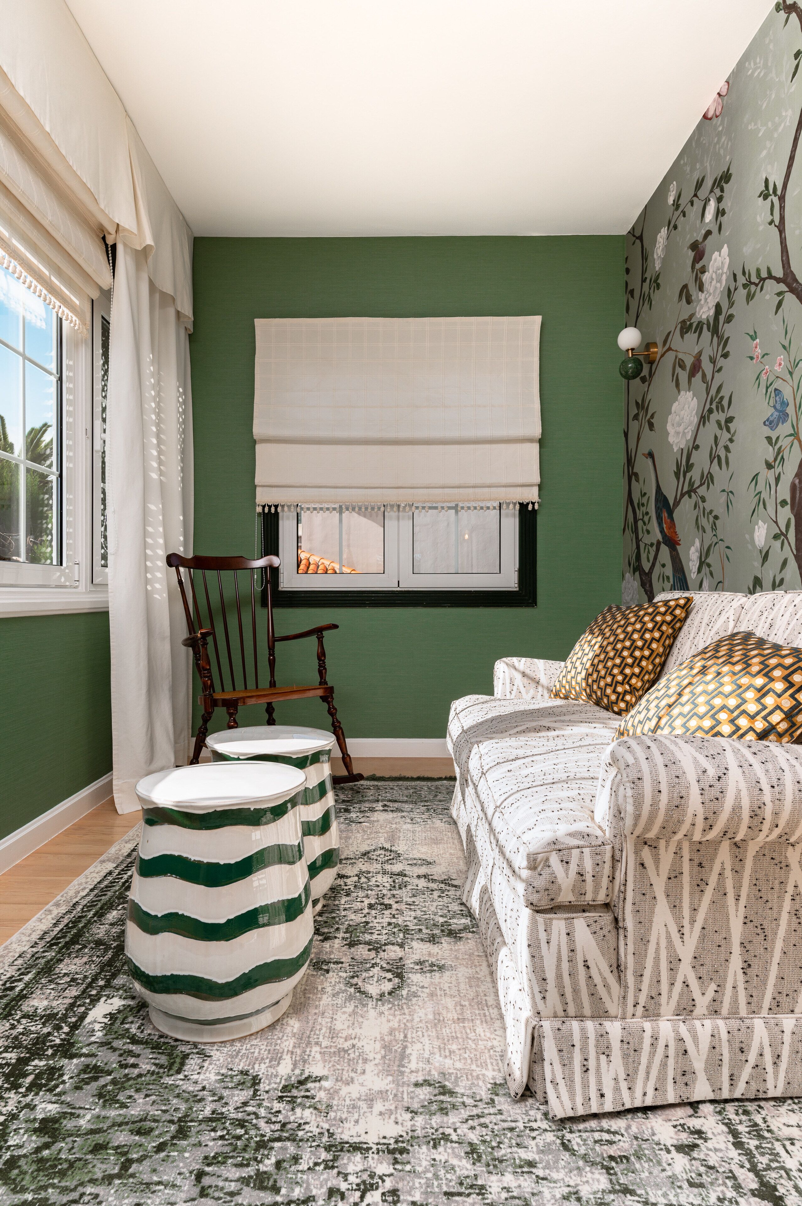 deluxe suite | living area | smart tv