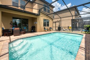 Outdoor pool, a heated pool - Waterpark, Lazy river! Disney pool home. (Davenport)