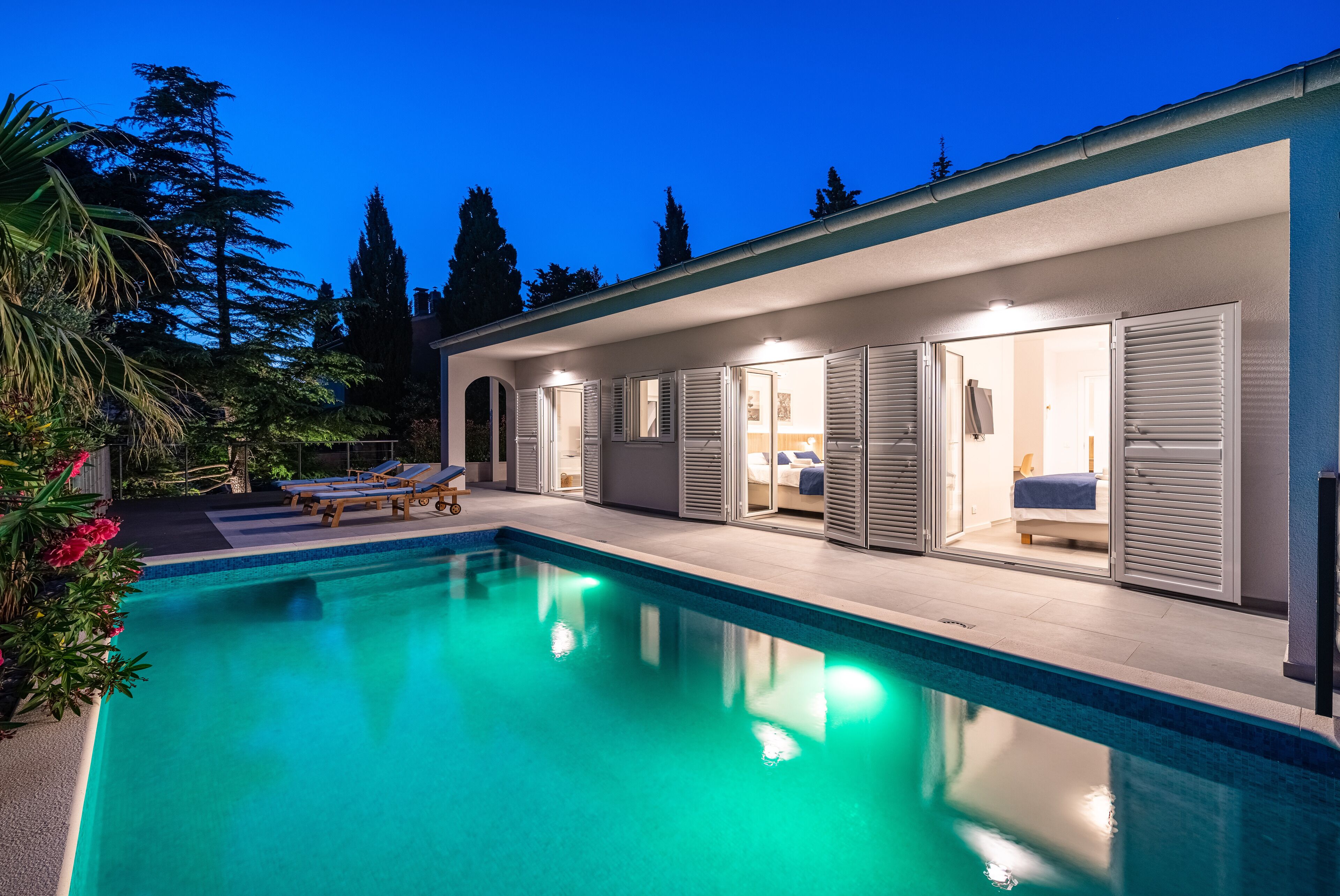 Una piscina climatizada