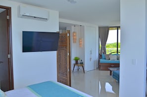 Habitación individual de lujo | Wifi gratis y ropa de cama
