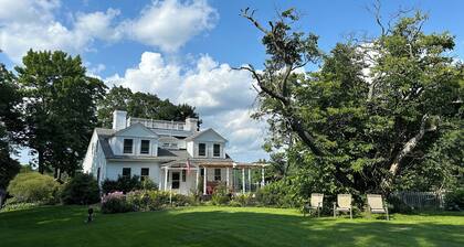 Historic intown waterfront w/PRIVATE dock & pool on 8.5 acres.