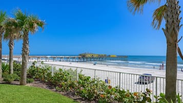 On the beach, fishing