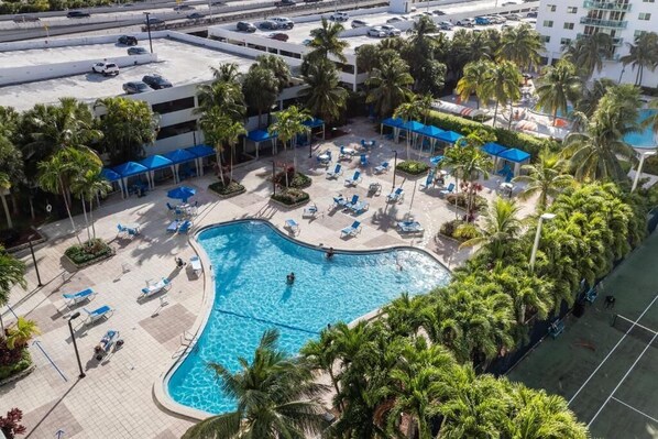 Außenpool, beheizter Pool