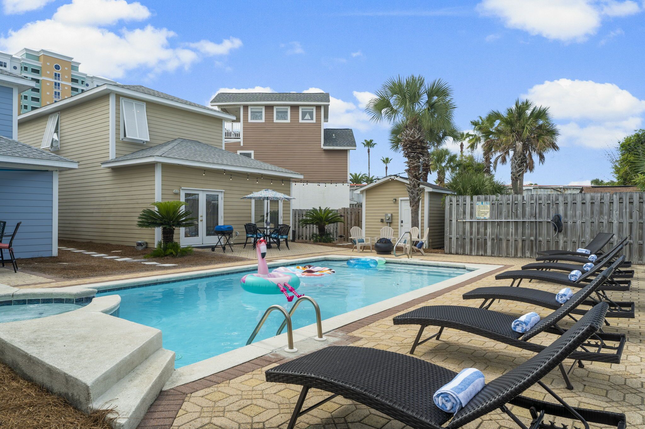 Stunningly Renovated Beachfront-Steps to White Sand, Gulf Views, & Pool Paradise