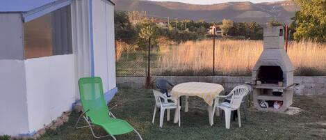 Ferienhaus, 1 Queen-Bett | Unterkunftsgelände