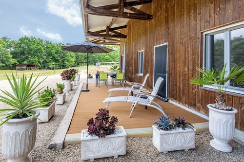 Appartement climatisé "Wild & Free" du Haras de Château de Bellevue