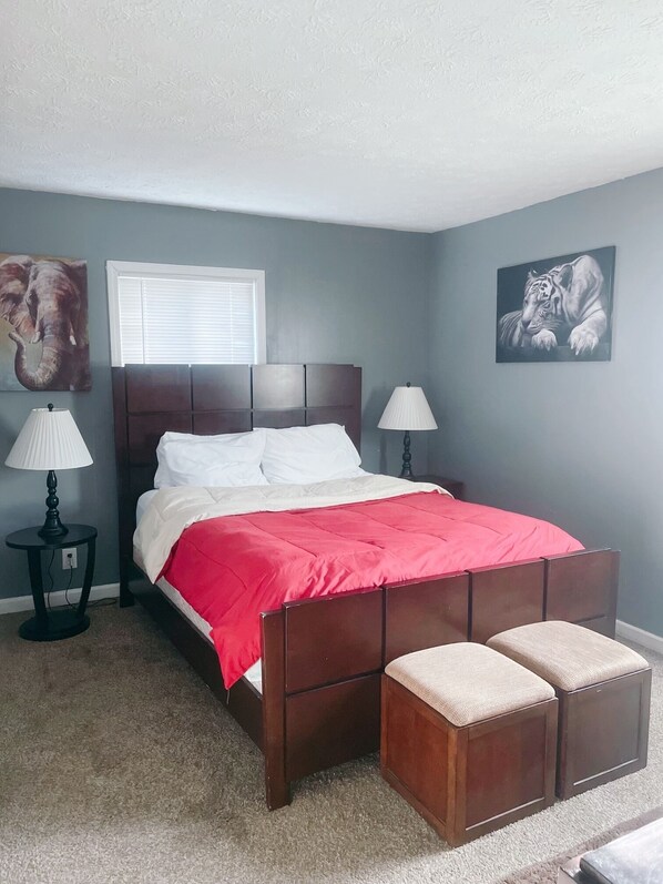 2 bedrooms, iron/ironing board, free WiFi, bed sheets