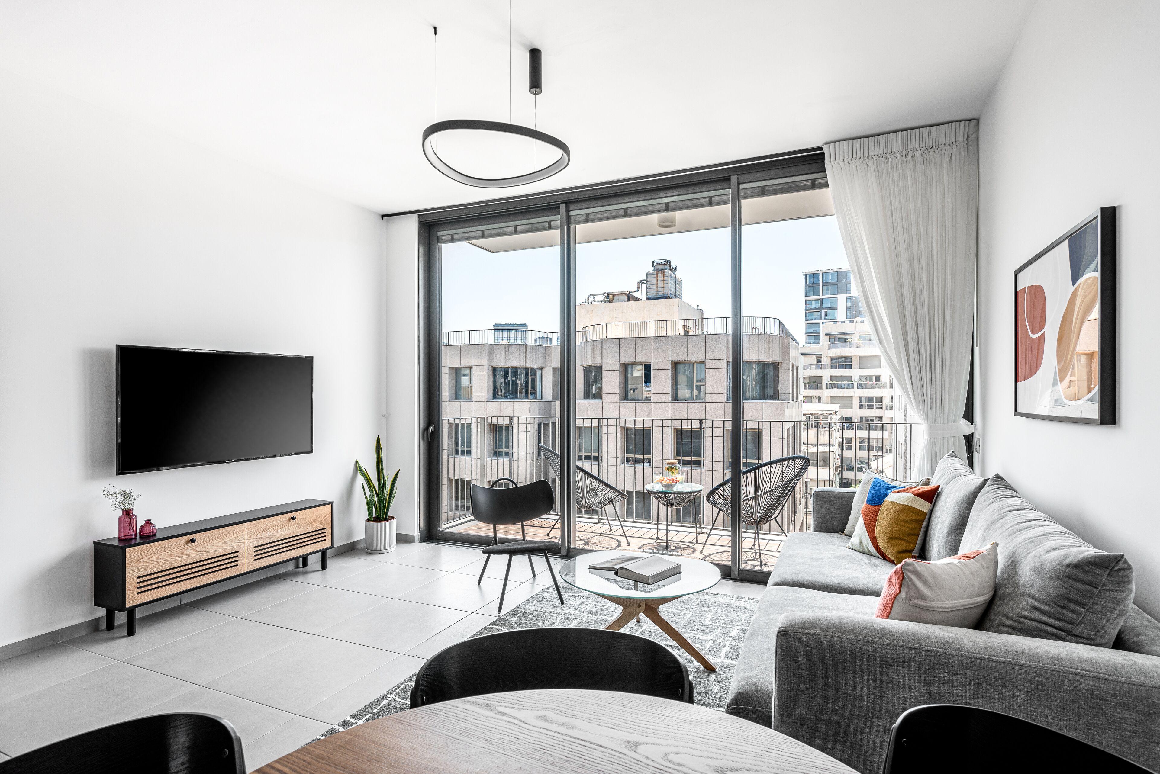 Allenby- 15 #24 | Área de sala de estar