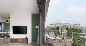 2BR duplex Apartment (Ben Yehuda #4 St.) | Living area - HAYARKON - Superior Collection - By HOMY (Tel Aviv)