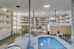 Indoor pool, a heated pool