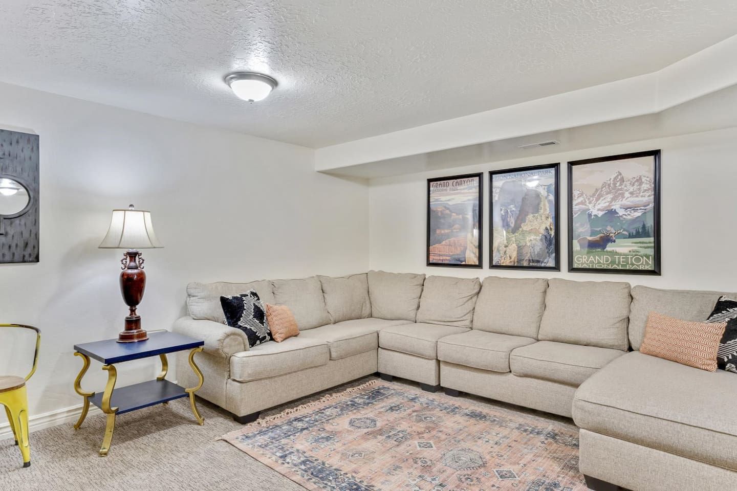 Huge basement sectional