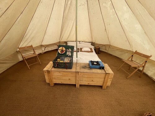 Heage Hall Farm Tipi Farm Stay on Private 30 Acres
