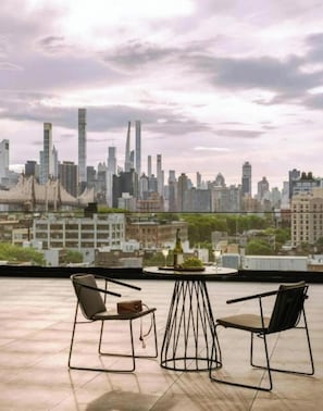 Room, 2 Double Beds, Courtyard Area | Terrace/patio