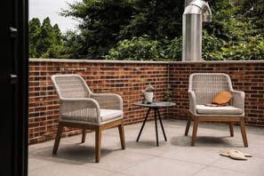 Zimmer, 2 Doppelbetten, zum Innenhof hin | Zimmerausstattung