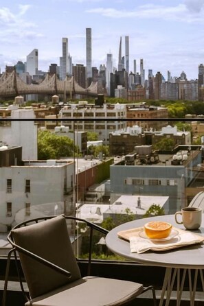Standard Room, 1 Queen Bed, Balcony (Shower) | Balcony view - The Dutch Hotel Long Island City New York (Long Island City)