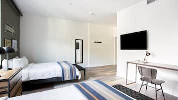 Desk, iron/ironing board, free WiFi, bed sheets