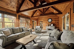 TV, fireplace, offices