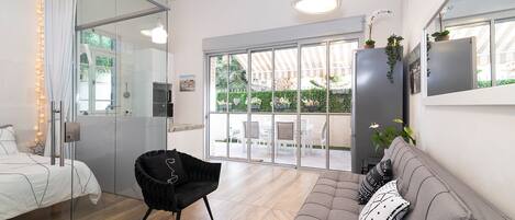 Smart TV, books, stereo, computer monitors