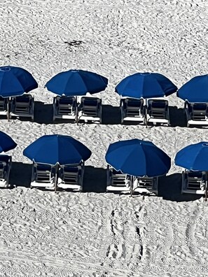 En la playa 