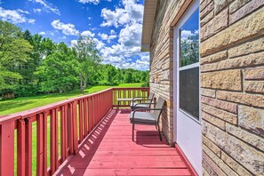 Terrace/patio - Roomy Montour Falls Retreat w/ Private Pool! (Montour Falls)