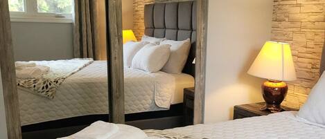 2 habitaciones, tabla de planchar con plancha y wifi gratis