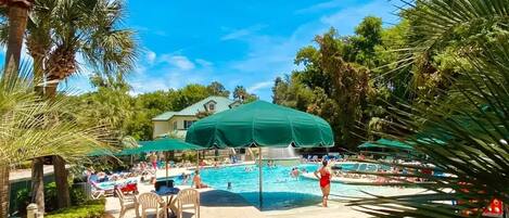 Indoor pool, outdoor pool