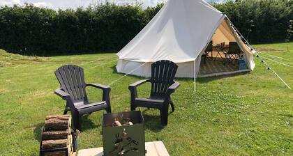 Crooked Oaks Bell Tent Glamping in North Devon