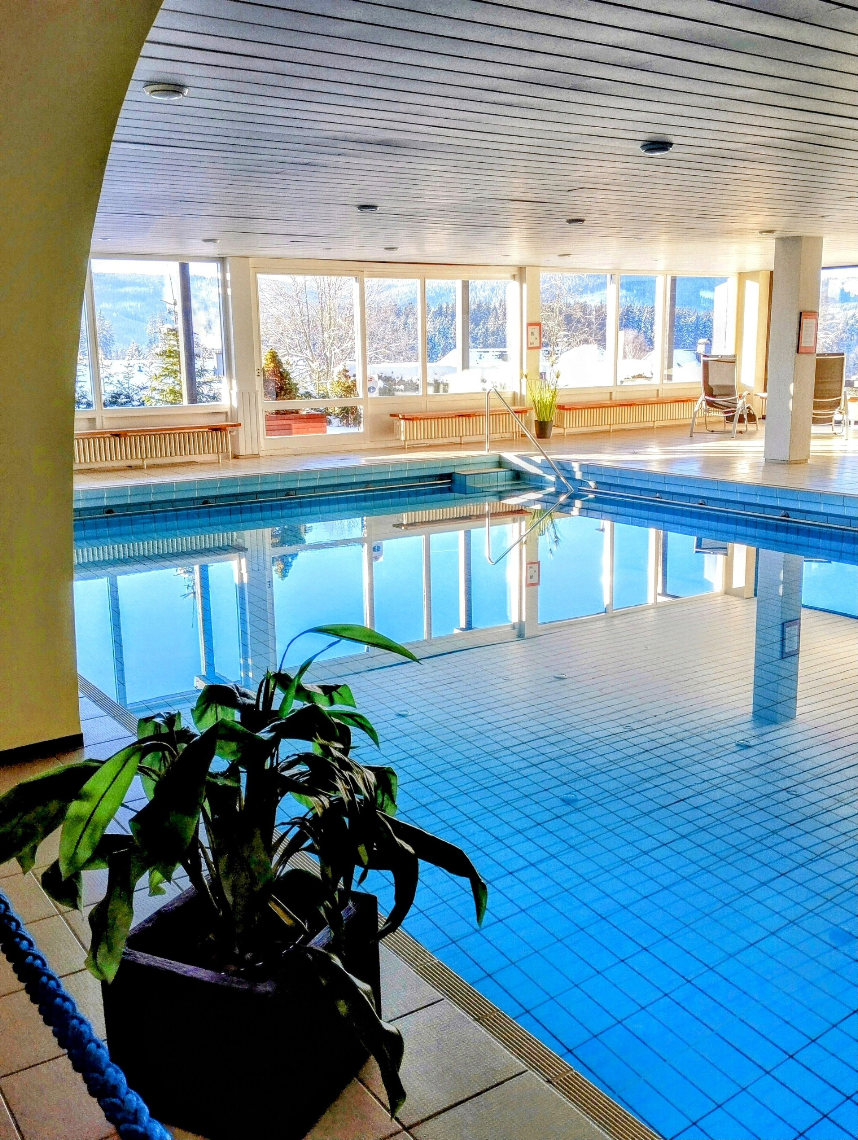 Indoor pool, a heated pool