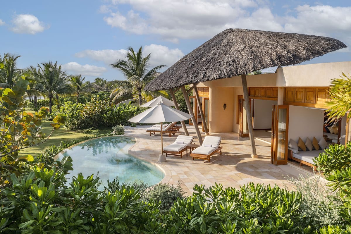Familie villa, 4 slaapkamers (Seafront) | Terras