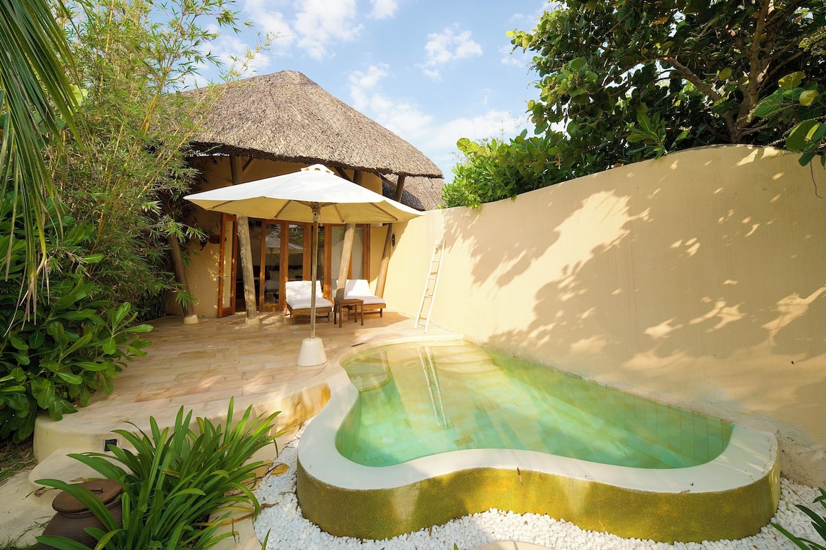 1-Bedroom Pool Villa with 2 Single Beds | Terassi/patio