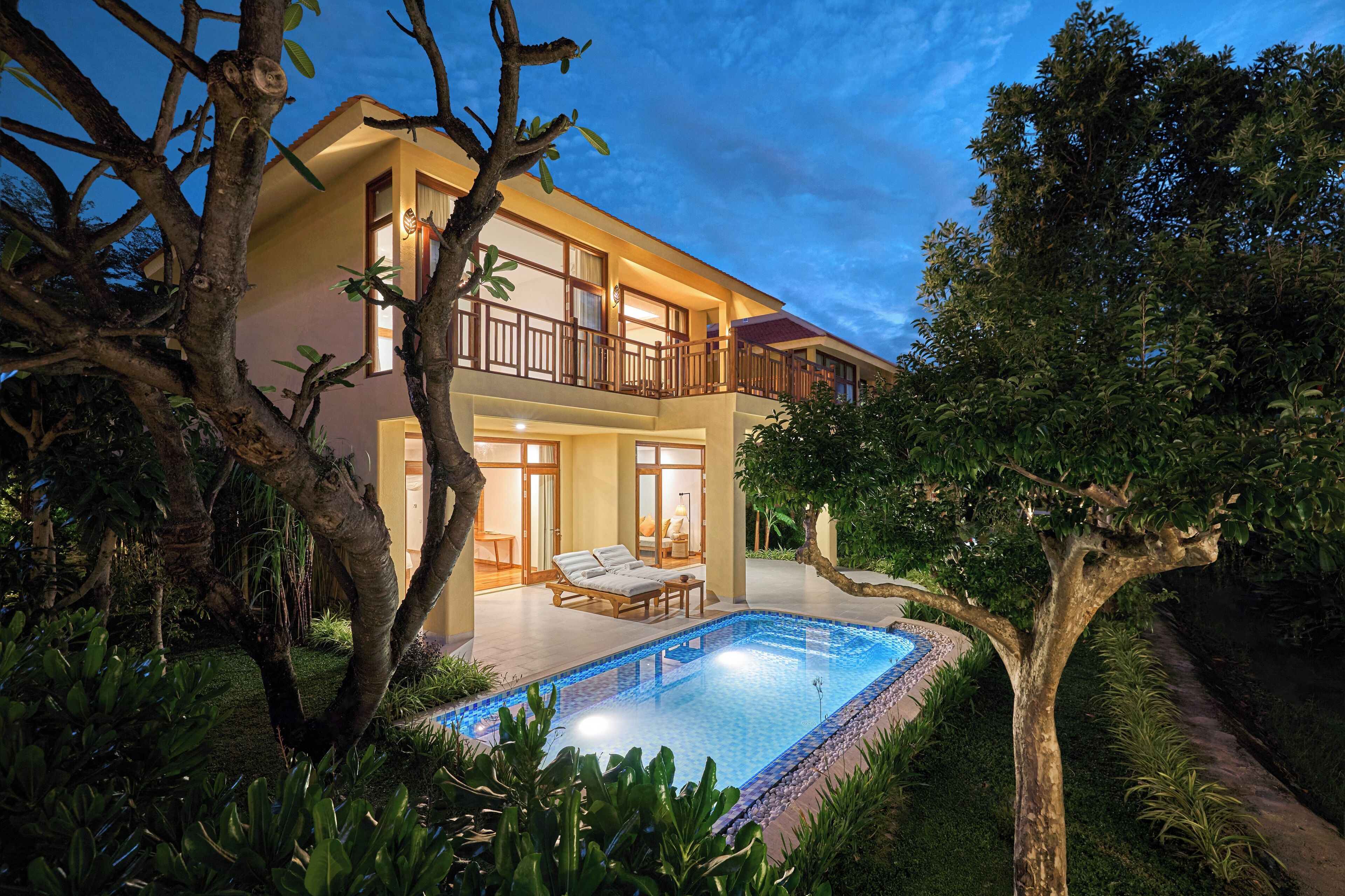 Lagoon 2-Bedroom Pool Villa | Frigobar, cofres nos quartos, escrivaninha