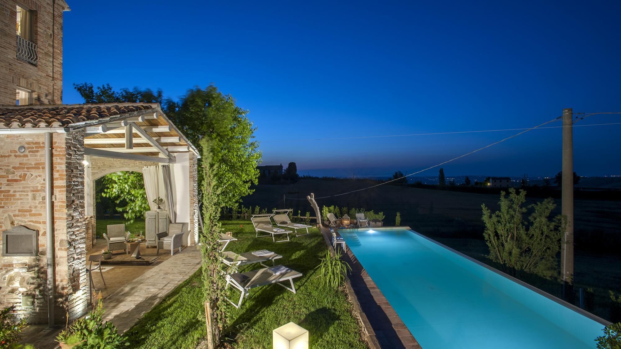 Vila | 2 kamar tidur, setrika/meja setrika, dan seprai linen