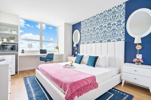 2 bedrooms, iron/ironing board, travel crib, WiFi