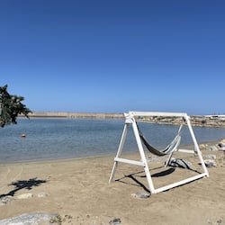 On the beach