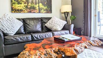 Smart TV y chimenea