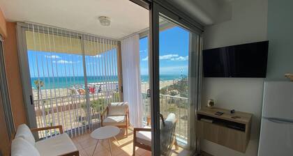 Spacious studio for 2 with parking, near beach - Barcarès