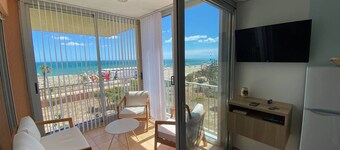 Spacious studio for 2 with parking, near beach - Barcarès