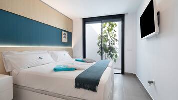 4 slaapkamers, een strijkplank/strijkijzer, gratis wifi, beddengoed